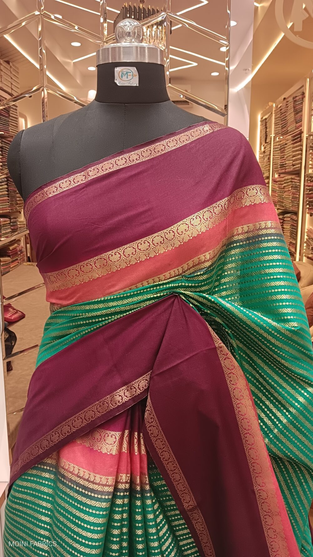 Moini Fabrics - Banarasi Warm Silk Saree. - Image 2