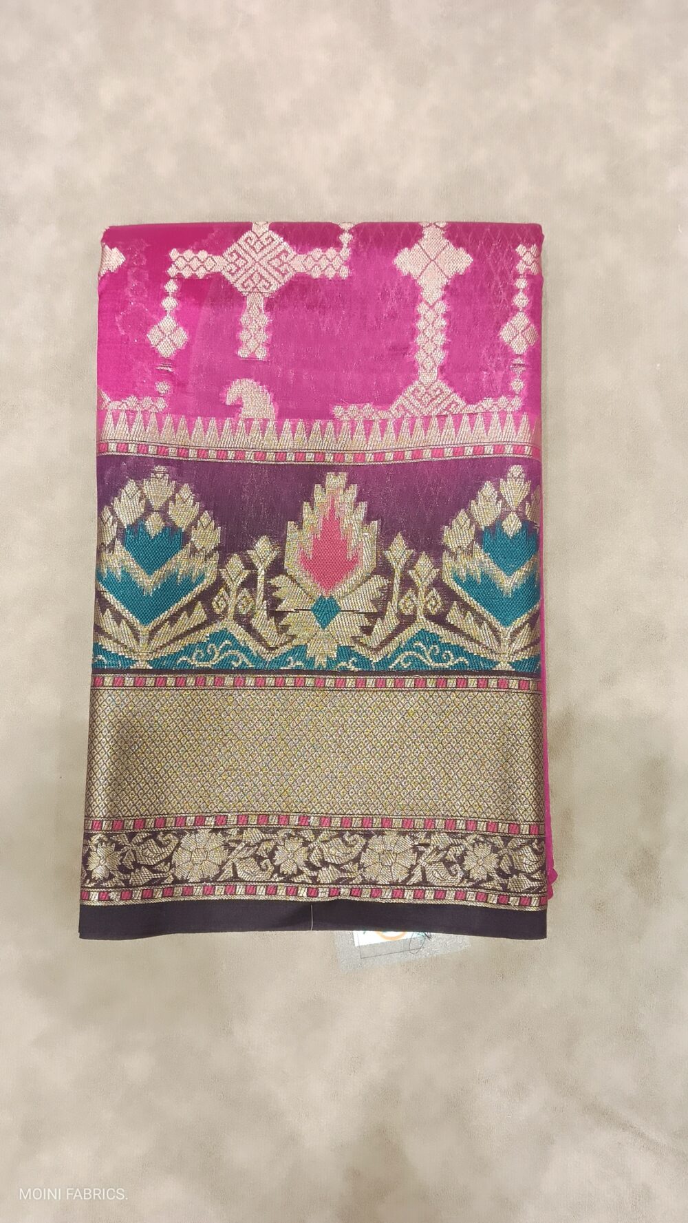 MOINI FABRICS - Banarasi Georgette Saree. - Image 6