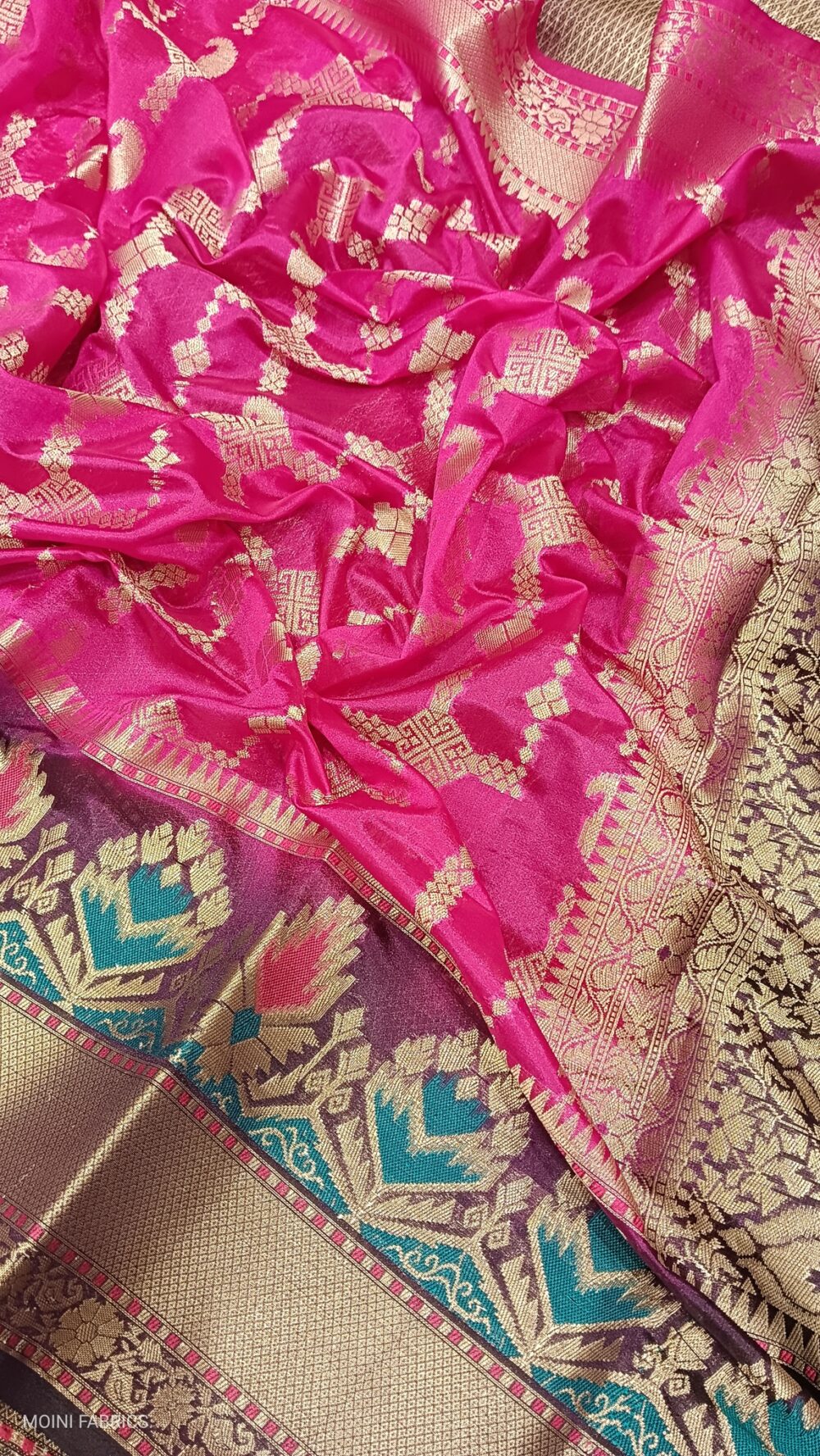 MOINI FABRICS - Banarasi Georgette Saree. - Image 3