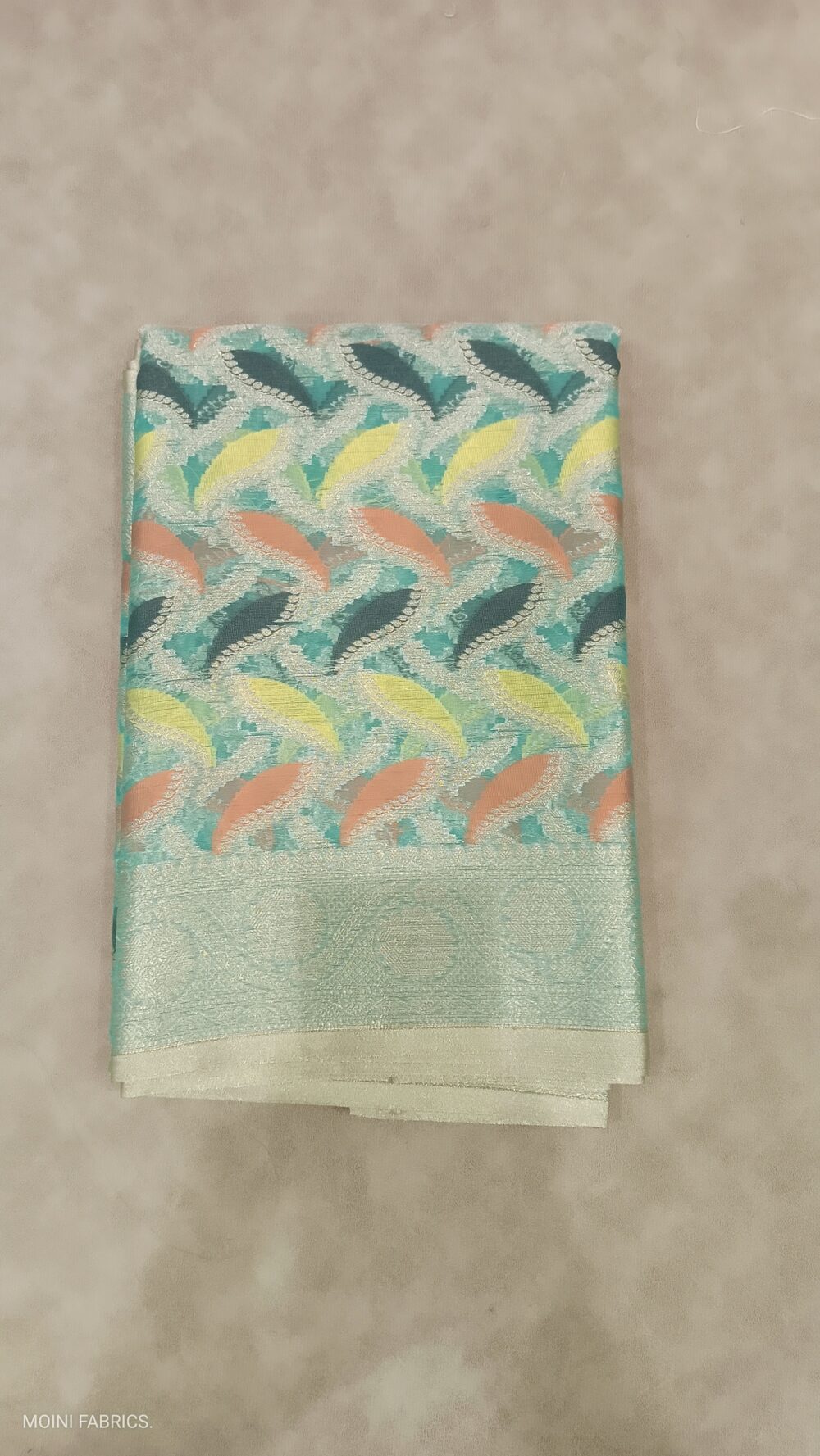 MOINI FABRICS - Banarasi Organza Meena Saree - Image 7