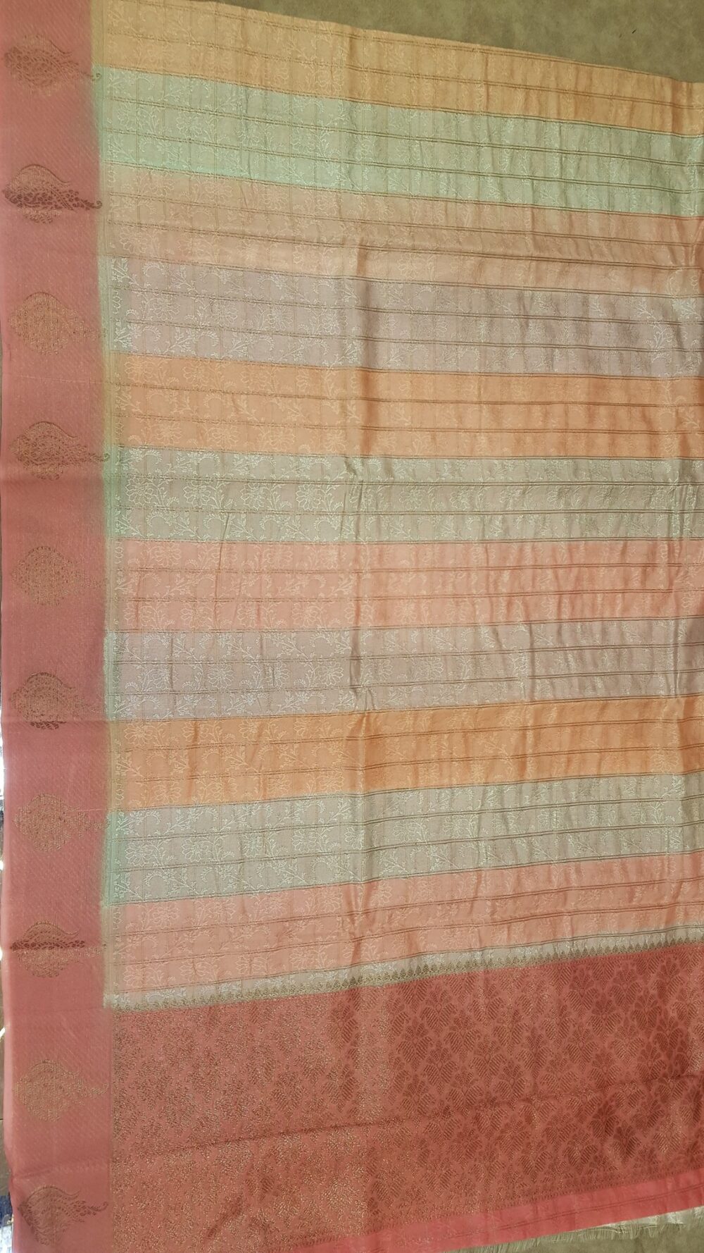 MOINI FABRICS - Banarasi Dupion Rangkat Saree. - Image 5