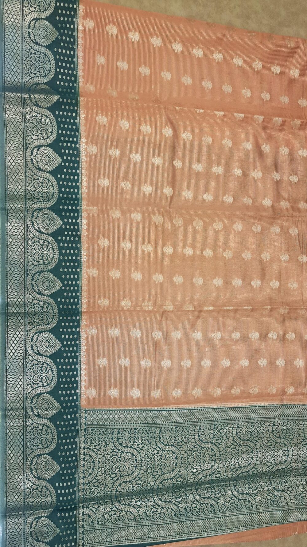 MOINI FABRICS - Banarasi Raw Silk Buti Saree. - Image 6