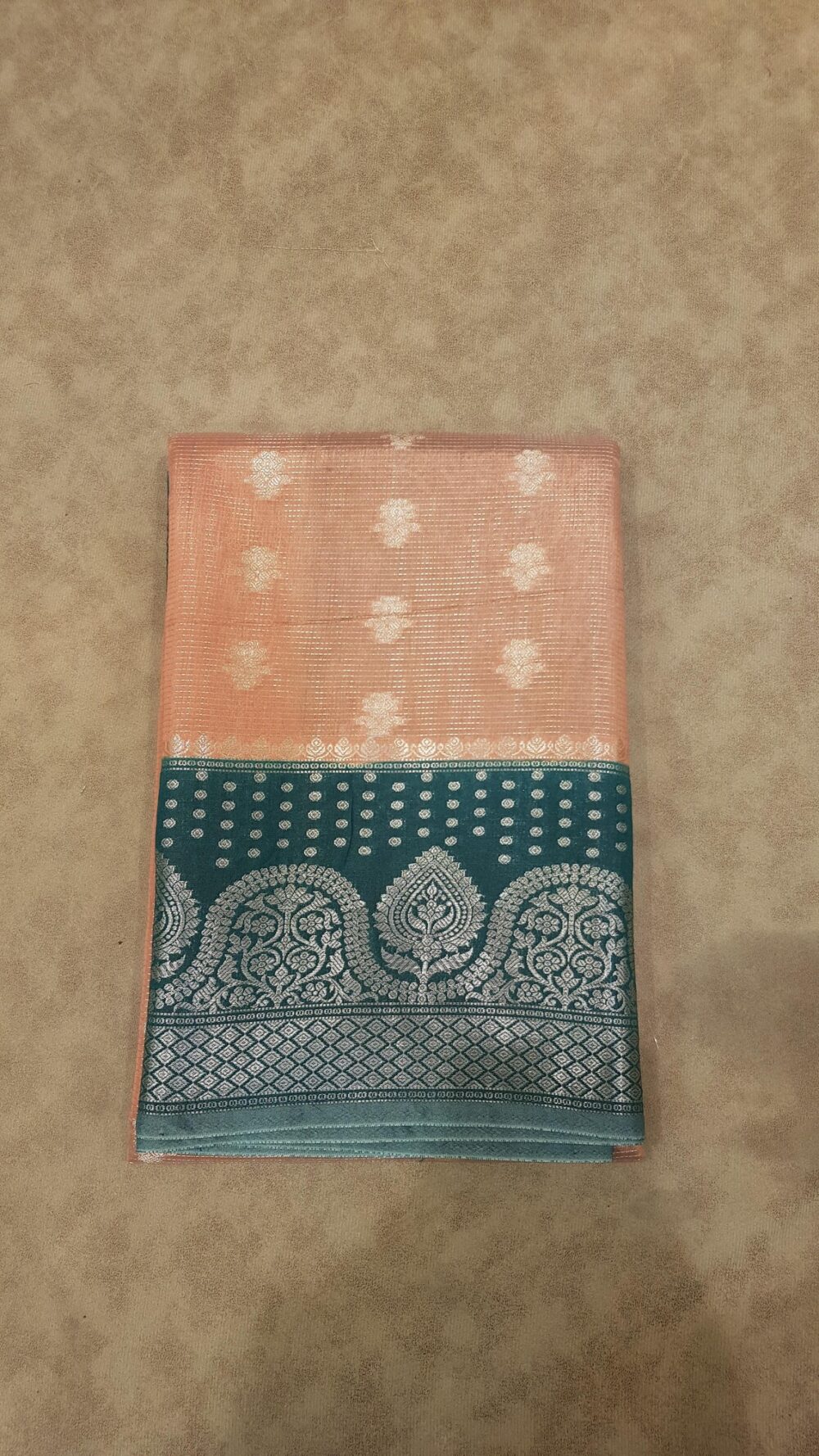 MOINI FABRICS - Banarasi Raw Silk Buti Saree. - Image 7