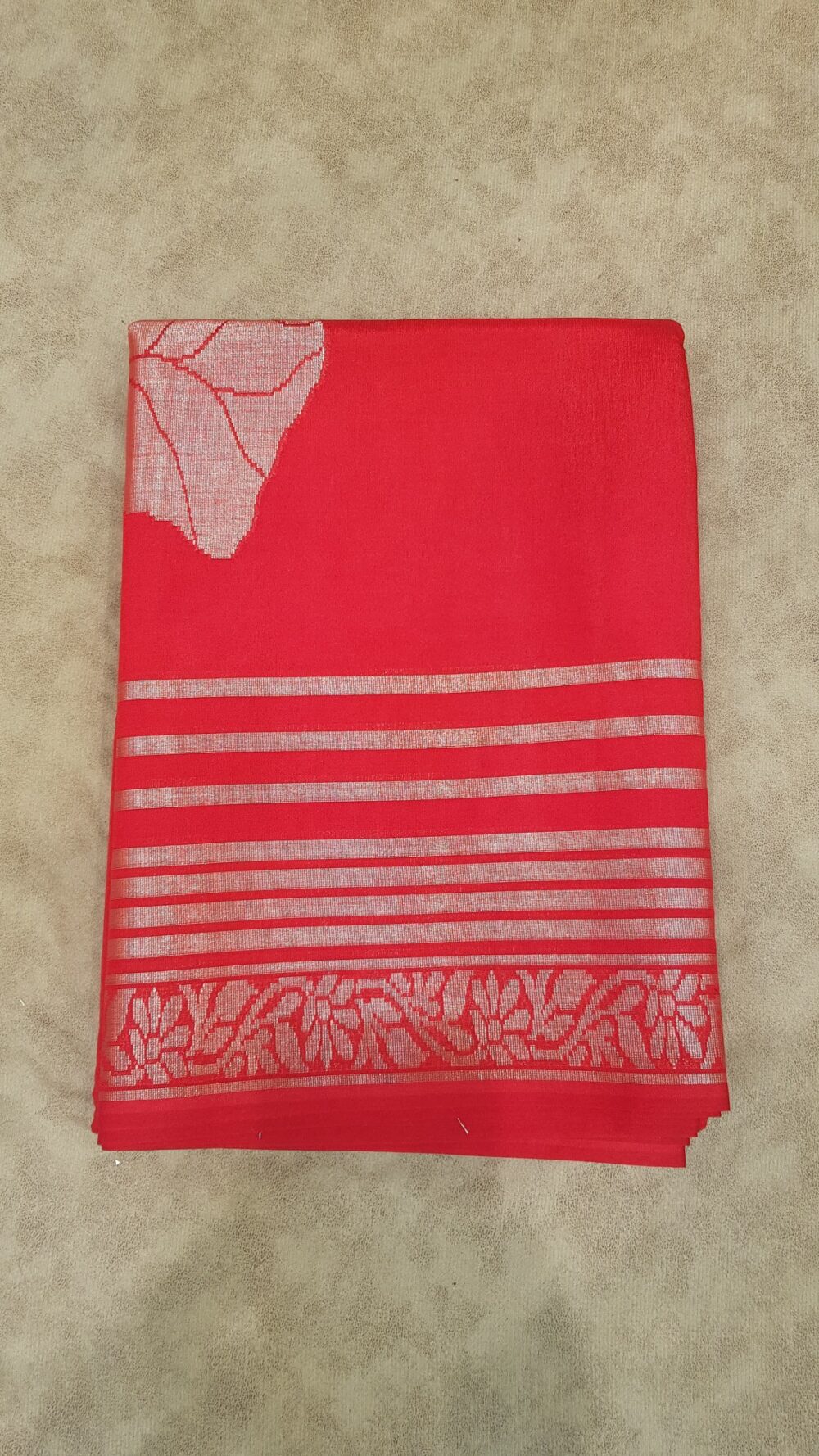 MOINI FABRICS - Banarasi Raw Mango Silk Buti Saree. - Image 8