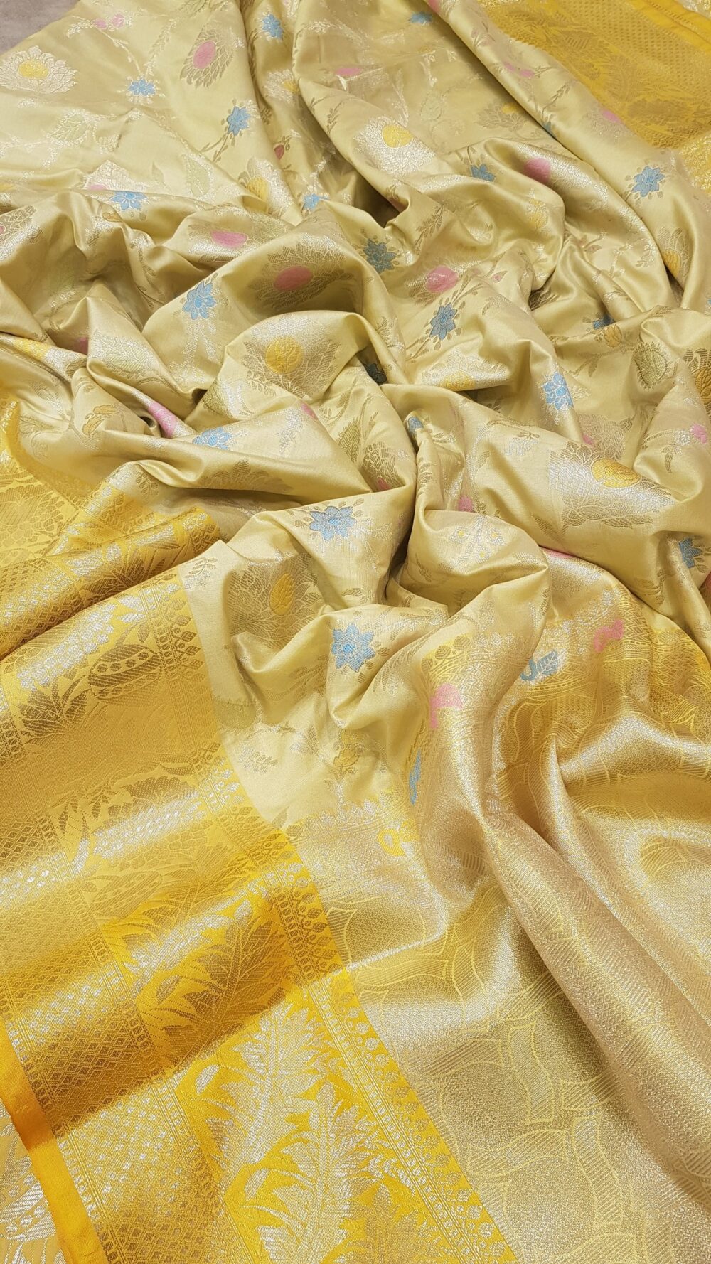 MOINI FABRICS - Banarasi Fancy Katan Silk Saree - Image 3
