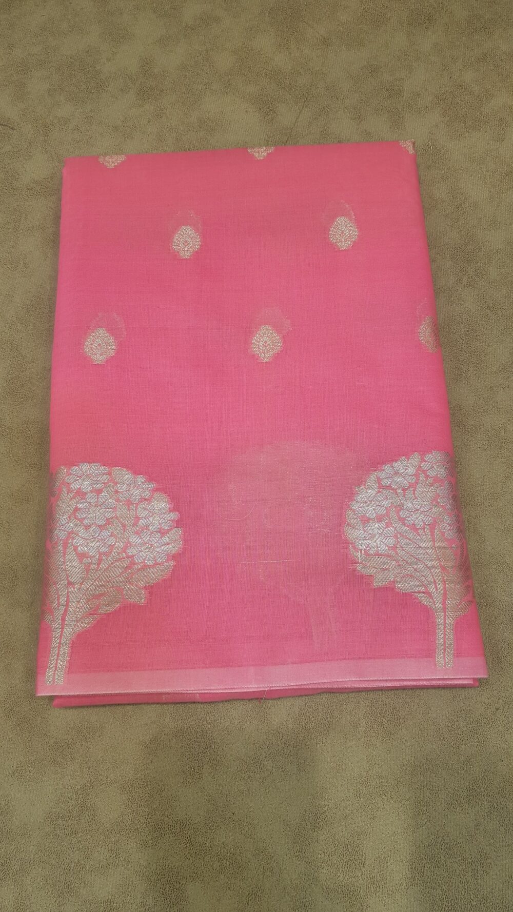 MOINI FABRICS - Banarasi Fancy Cotton Saree. - Image 8