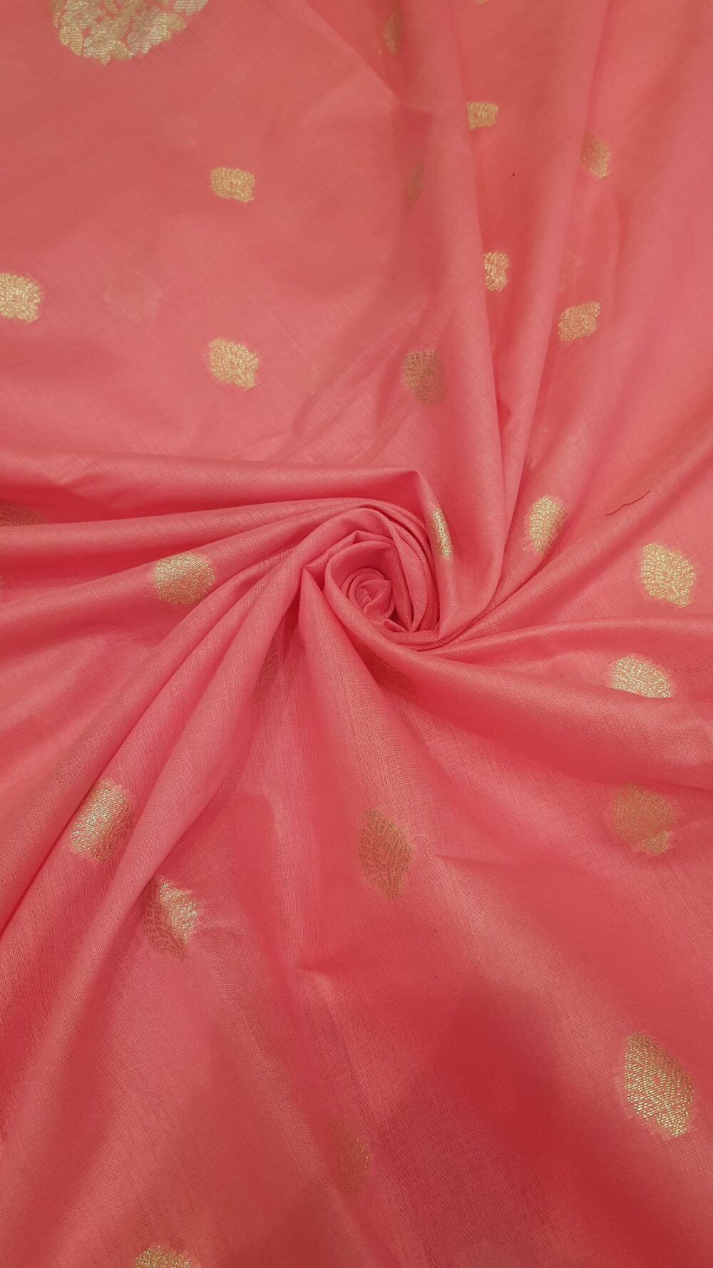MOINI FABRICS - Banarasi Fancy Cotton Saree. - Image 4