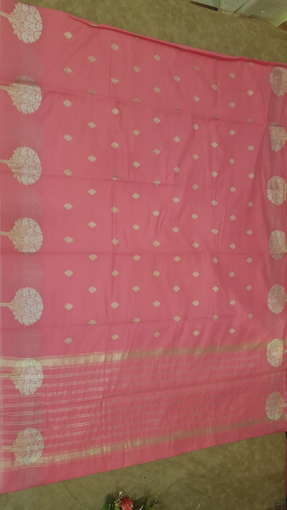 MOINI FABRICS - Banarasi Fancy Cotton Saree. - Image 7