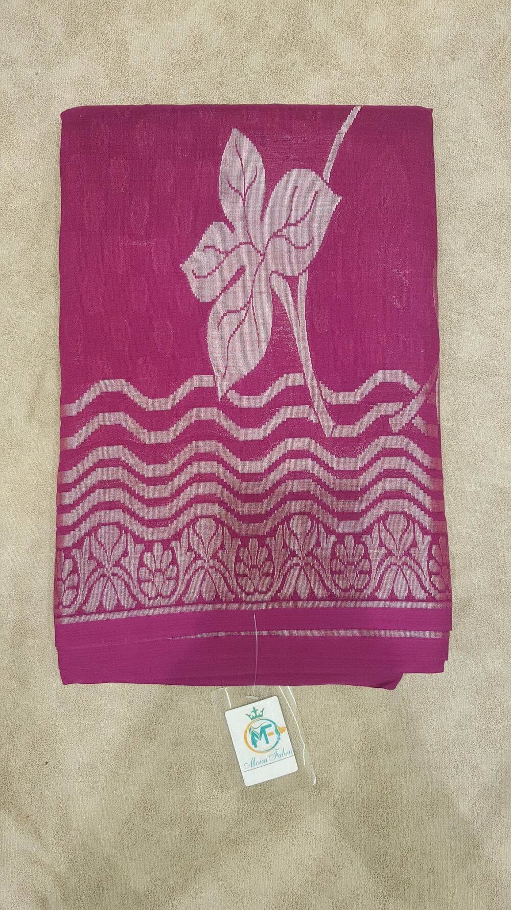 MOINI FABRICS - Banarasi Raw Mango Silk Saree. - Image 6