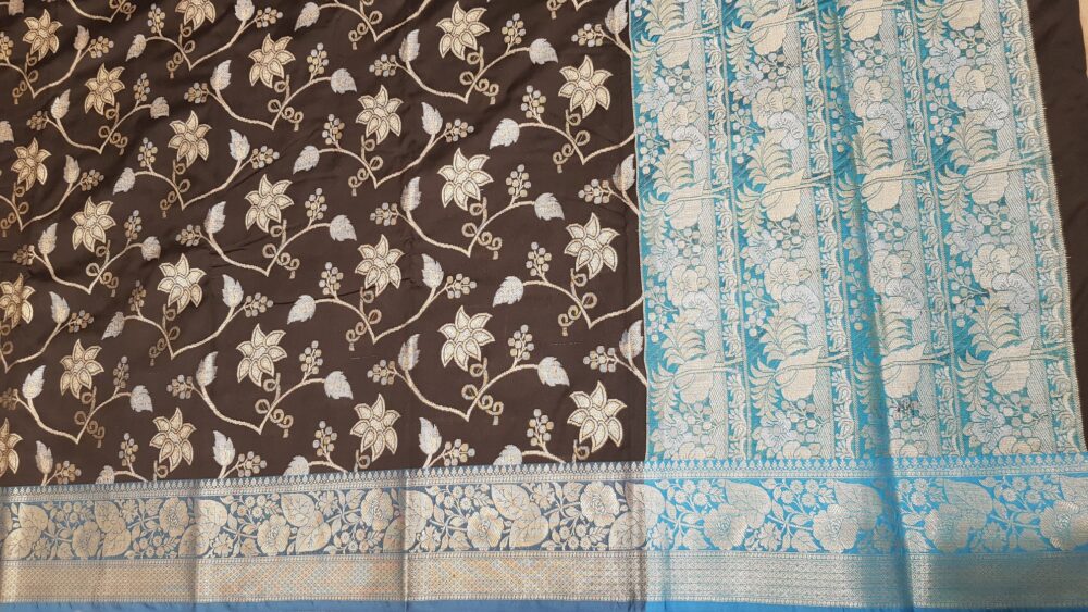 MOINI FABRICS -Banarasi Fancy Katan Zari Saree. - Image 5