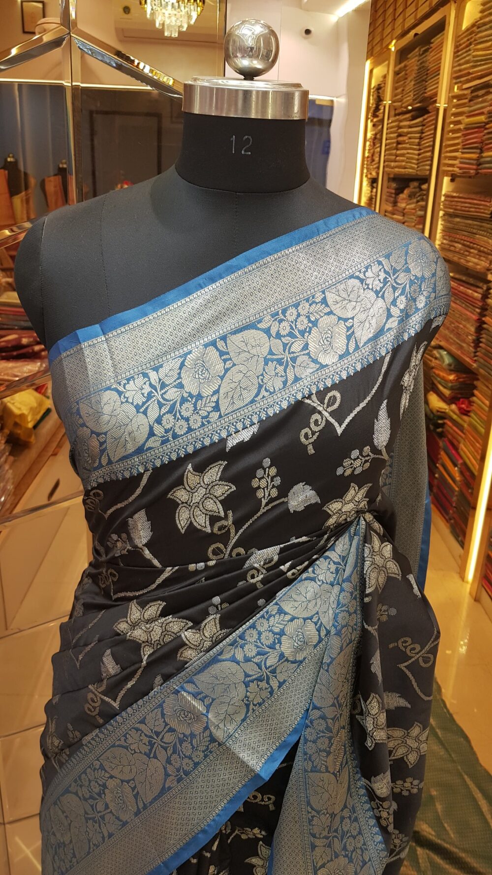 MOINI FABRICS -Banarasi Fancy Katan Zari Saree. - Image 2