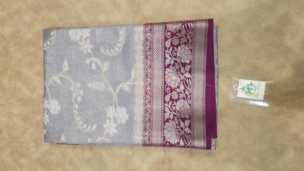 MOINI FABRICS - Banarasi Katan Dupion Saree. - Image 6